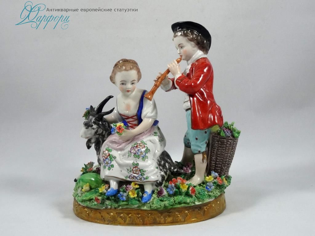 Фарфор, статуэтка, антиквариат, Германия, Sitzendorf